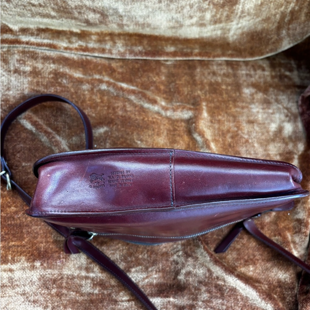 Vintage Il Bisonte Leather Crossbody Bag - Picture 4 of 10